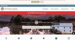 Desktop Screenshot of catawbacountync.gov